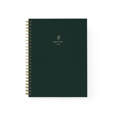 Baltic Club - Spiral Notebook - Phthalo Green