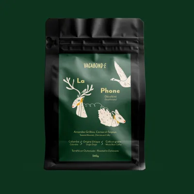 Vagabond.e – Whole Bean Coffee – La Phone (Decaf)