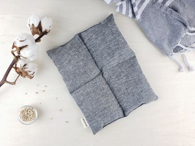 Amma Thérapie - Square Therapeutic Compress - Grey Denim