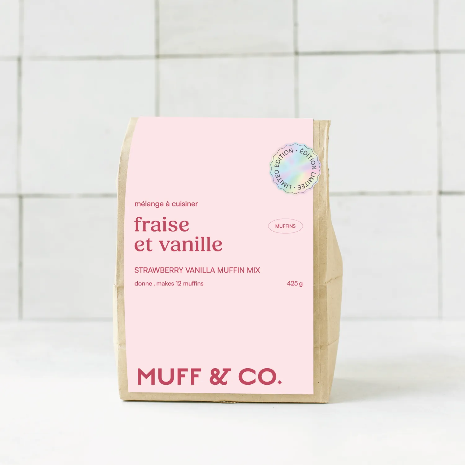 Muff &amp; Co - Muffin Mix - Strawberry Vanilla