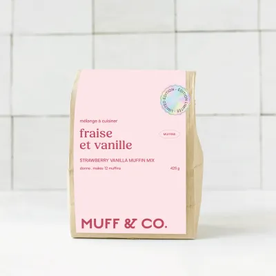 Muff &amp; Co - Muffin Mix - Strawberry Vanilla