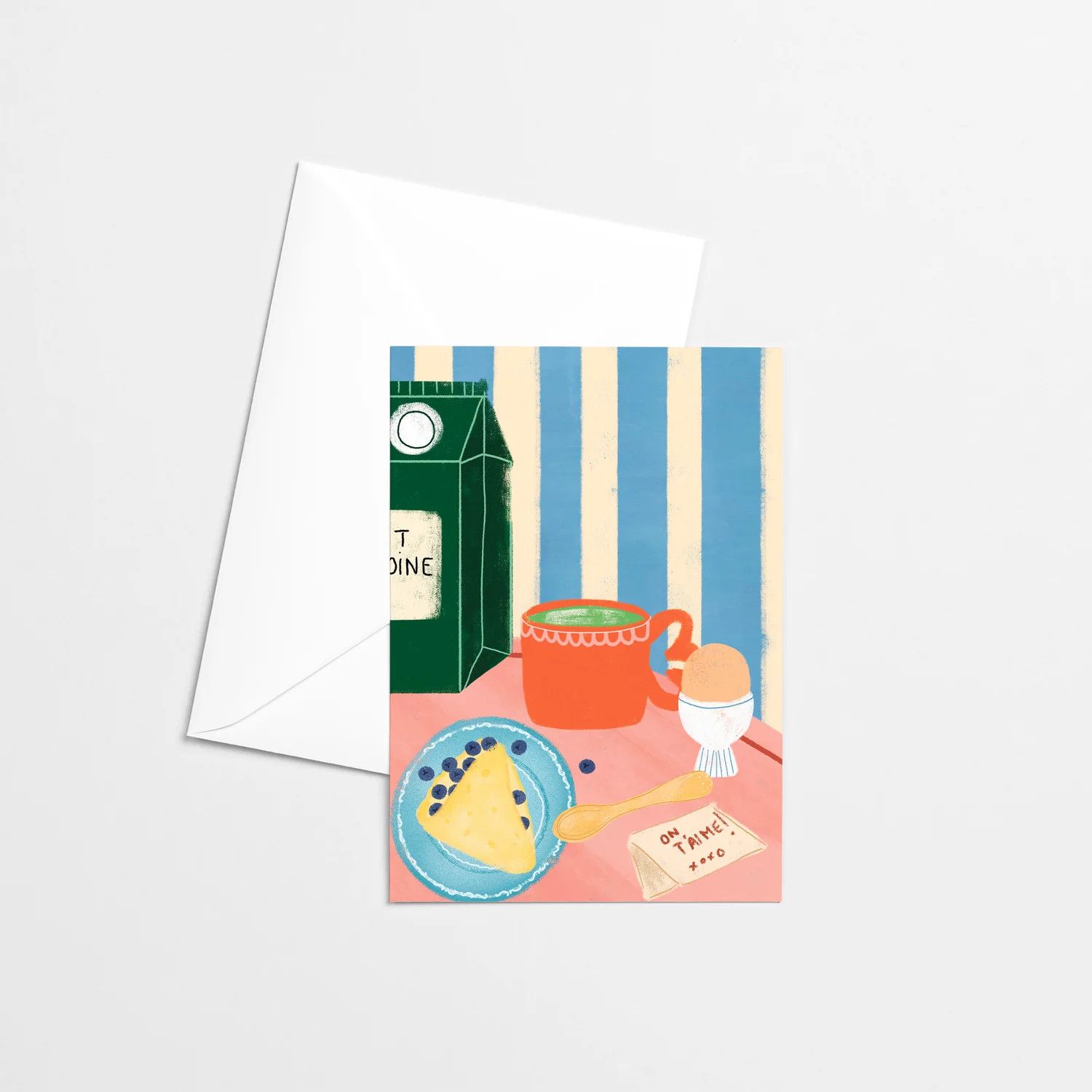 Citron &amp; Miel - Carte de Souhaits - Déjeuner