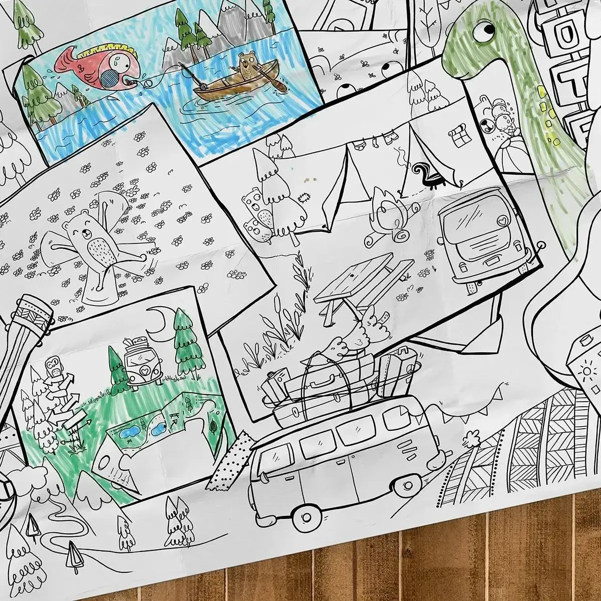 PICO - Coloriage Géant - Les Vacances