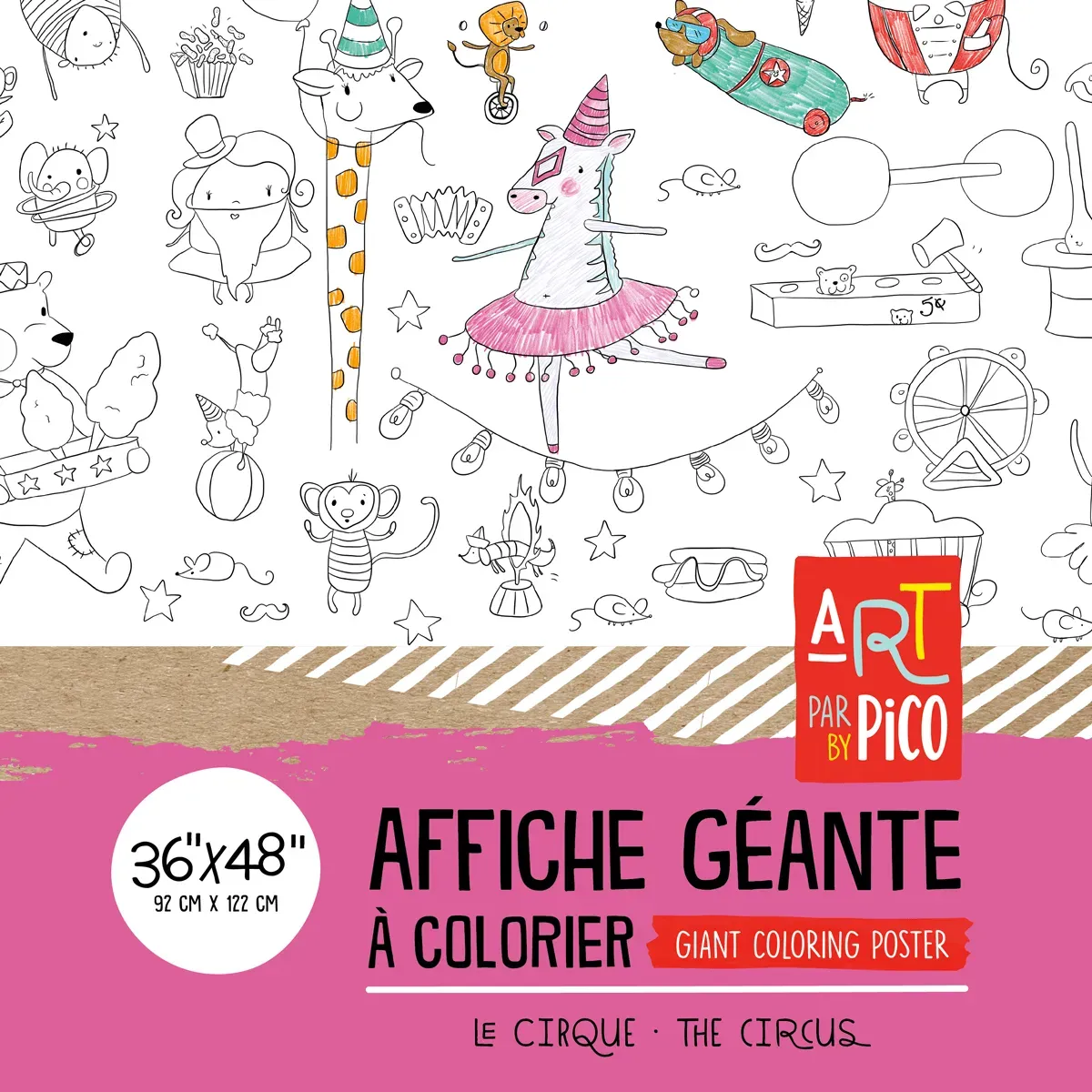 PICO - Coloriage Géant - Le Cirque