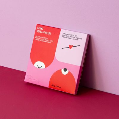 Allo Simonne – 70% Dark Chocolate Bar – Quebec Breast Cancer Foundation