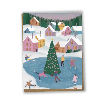 Lili Graffiti - Greeting Card - Christmas Village