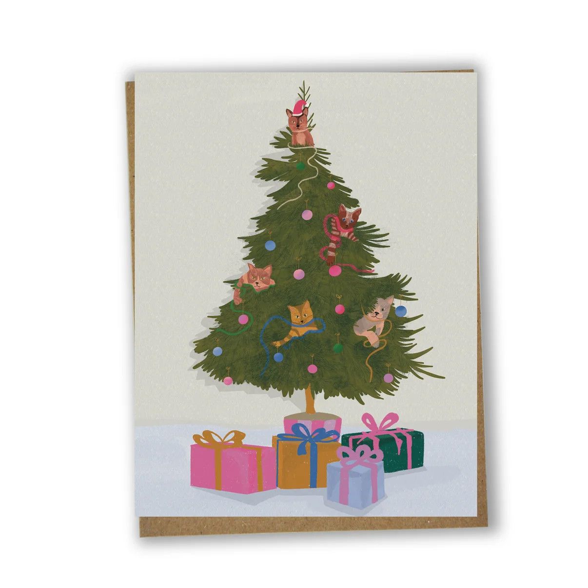 Lili Graffiti - Greeting Card - Tree and Gifts