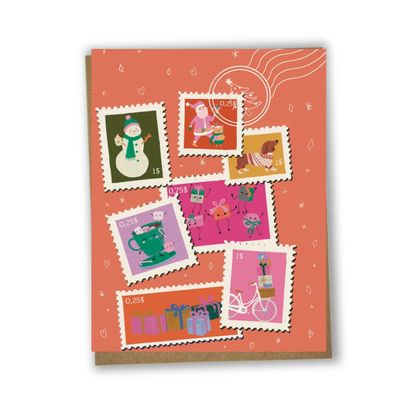 Lili Graffiti - Greeting Card - Stamps