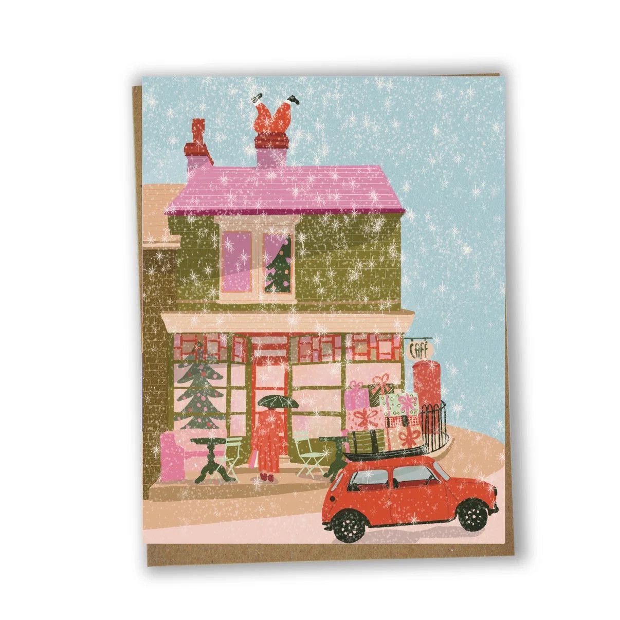 Lili Graffiti - Greeting Card - Christmas in the City