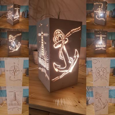 Mittlere Stehlampe ohne Fuß, Tischlampe, Lampe