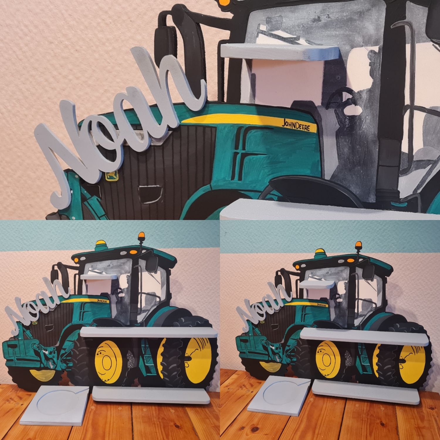 TonieBox Regal Traktor Mehrfarbig