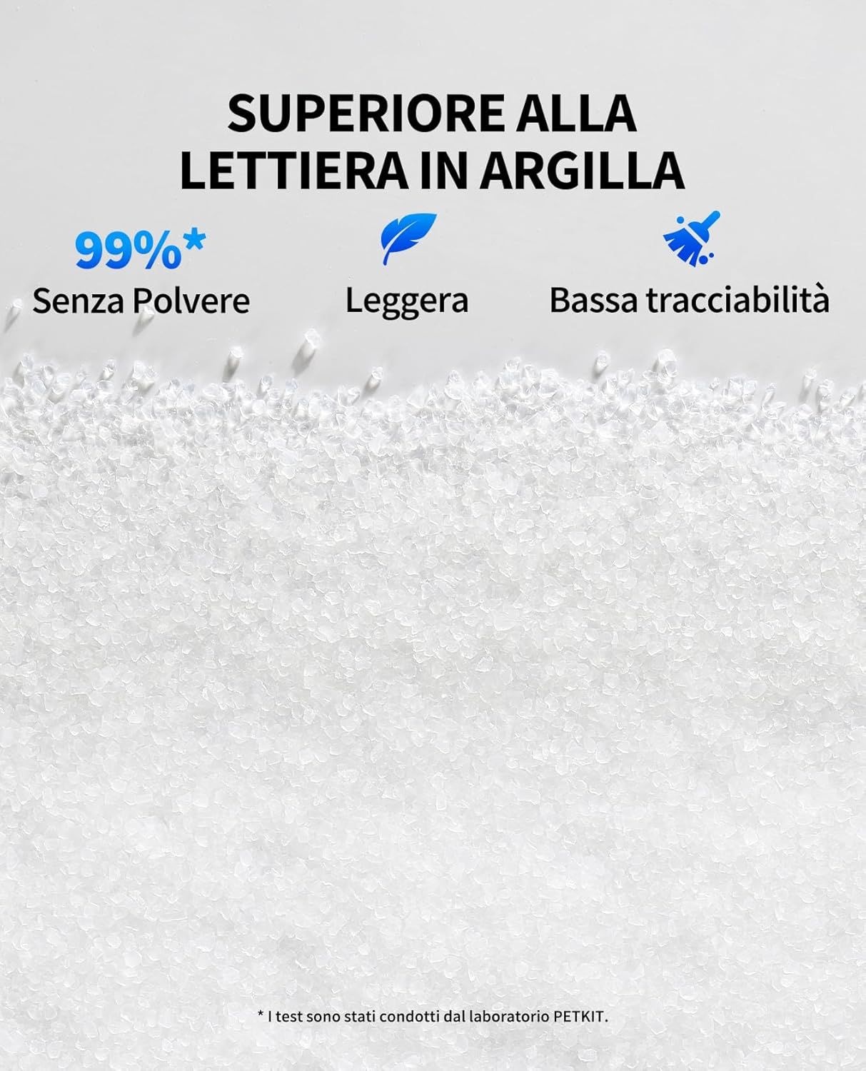 CRYSTAL LITTER Set 4 pz Lettiera non agglomerante — immagine 7