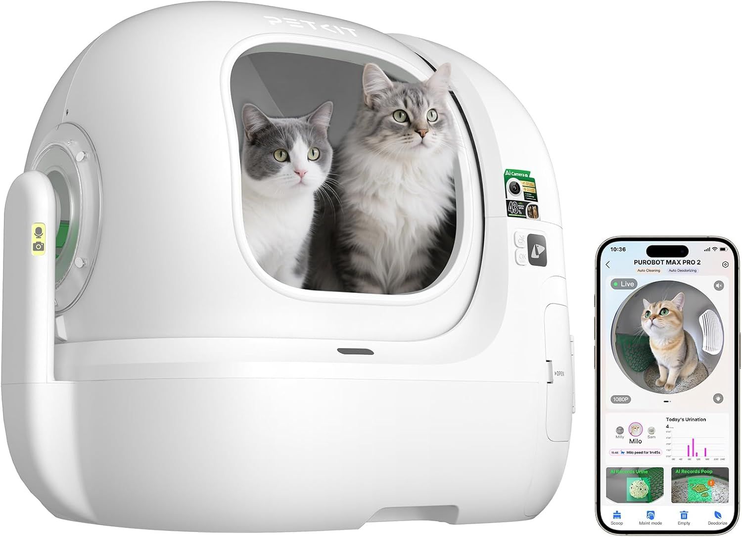 PUROBOT MAX PRO 2 con IA - Premium Pack
