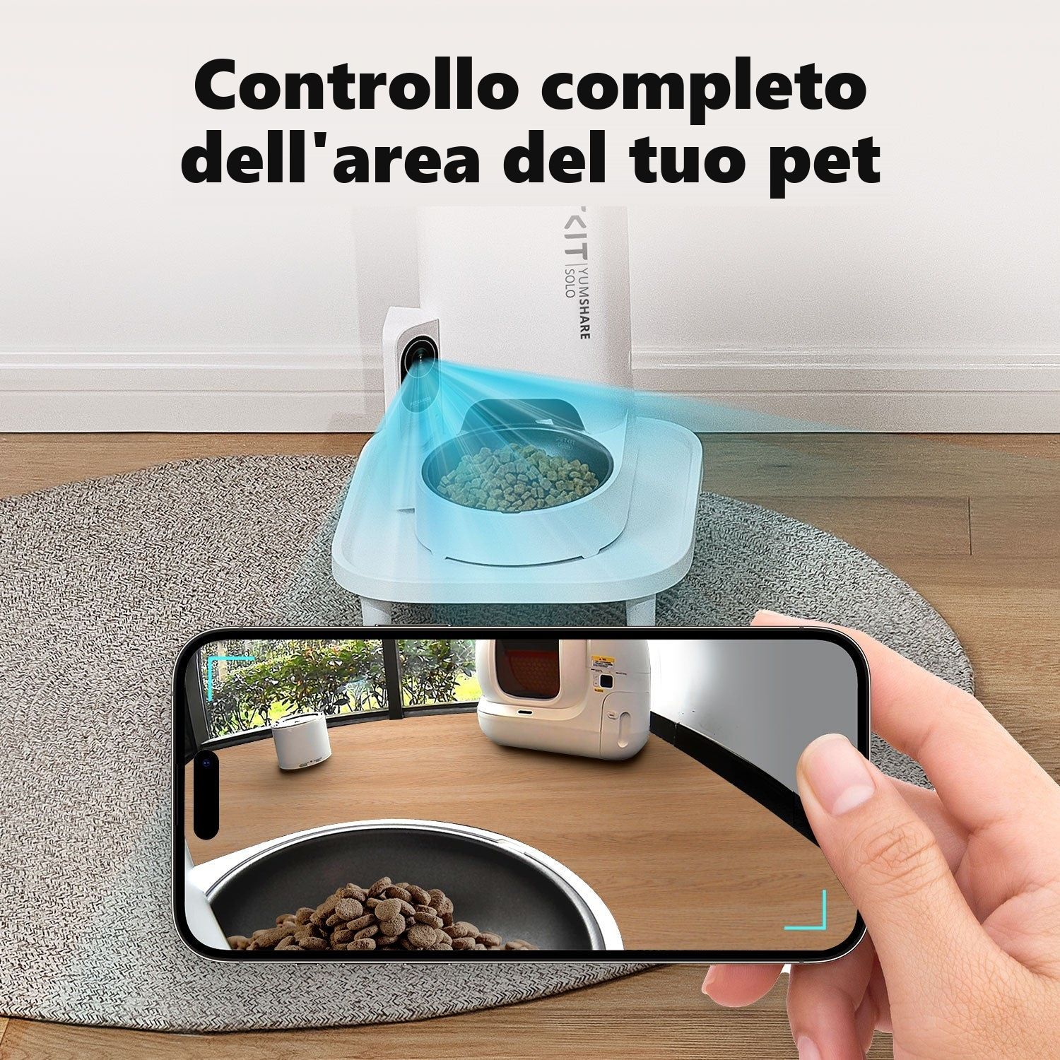 Supporto rialzato per distributore automatico PETKIT — immagine 6