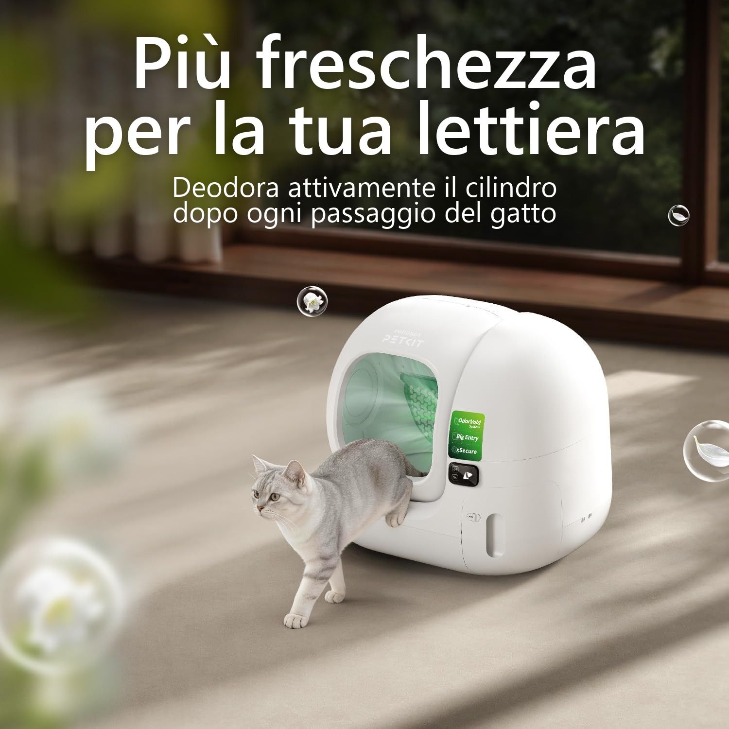 PETKIT Breezy K4 - Deodorizzatore smart per lettiera — immagine 2
