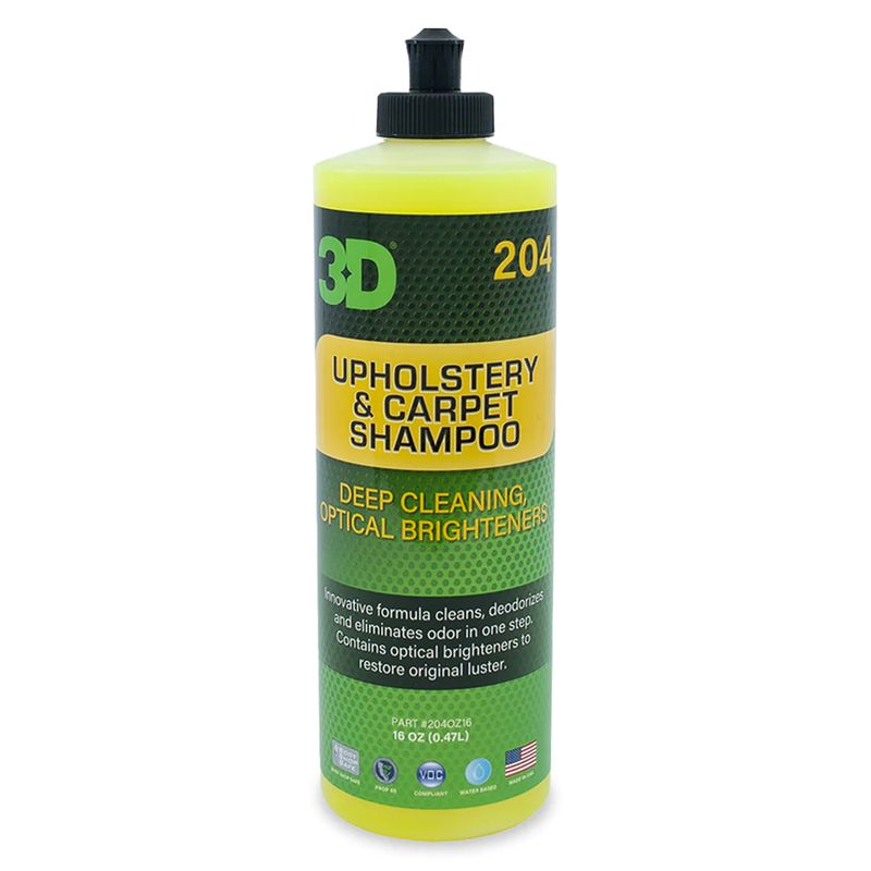 3D Upholstery &amp; Carpet Shampoo 16oz