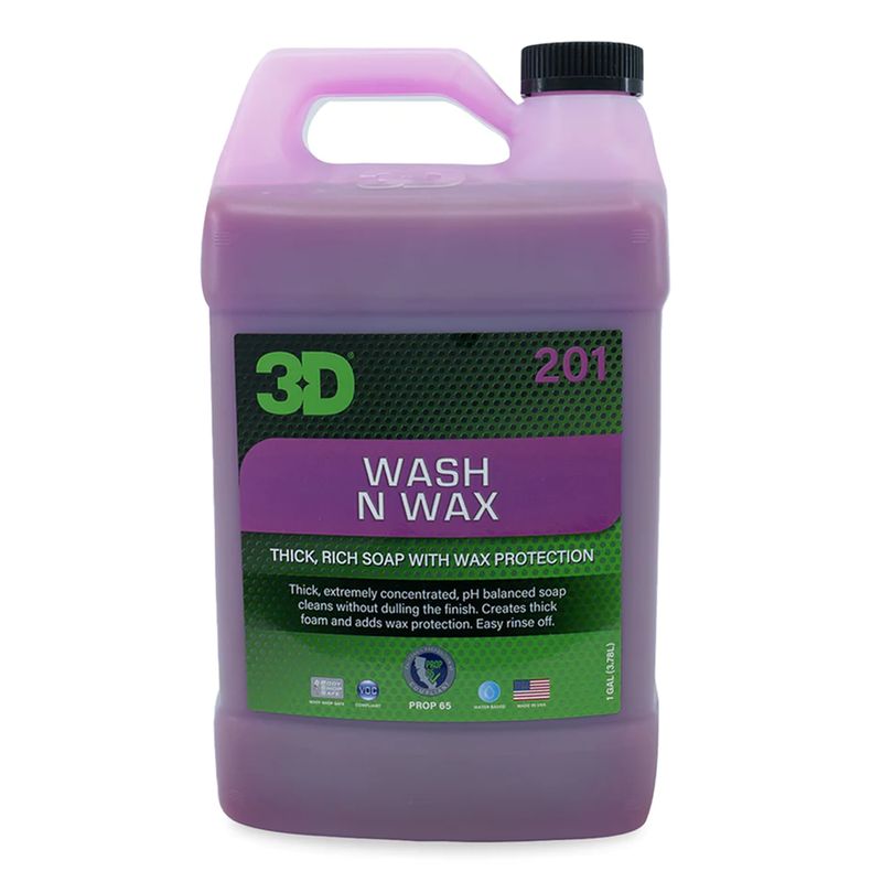 3D Wash N Wax 1 Gallon