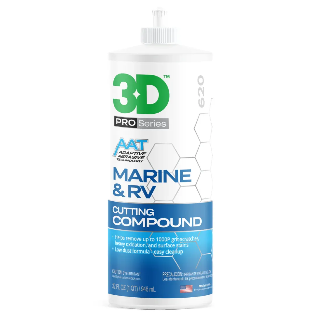 3D 620 Marine &amp; RV Cutting Compound 32oz