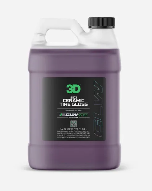 3D GLW Series Si02 Ceramic Tire Gloss 64oz