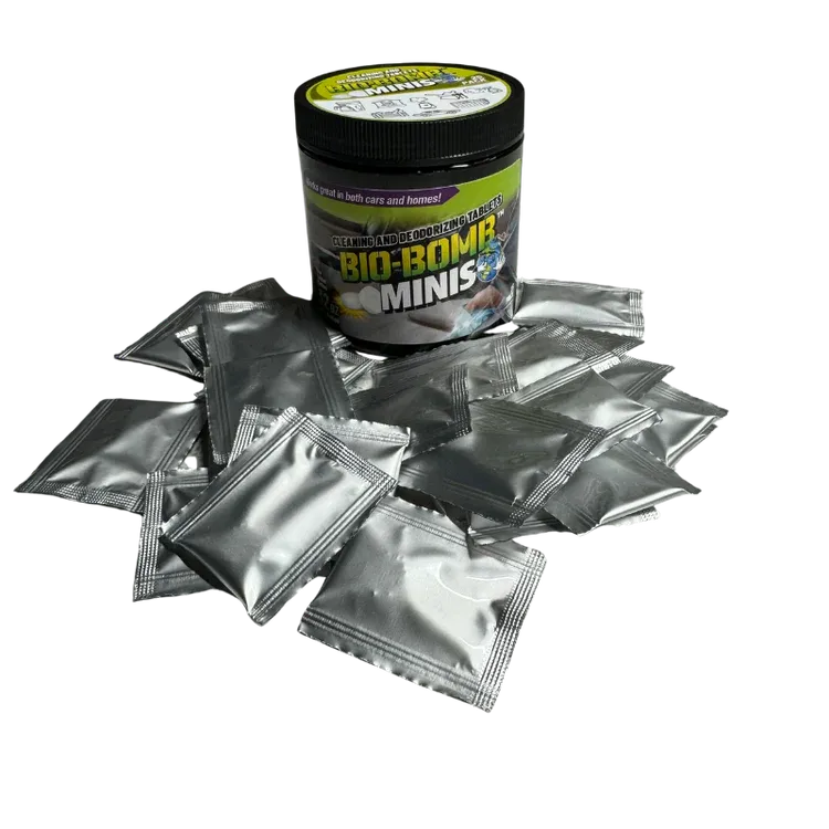 Bio-Bomb Minis: Dissolvable Cleaning &amp; Deodorizing Tablets (25 Pack)