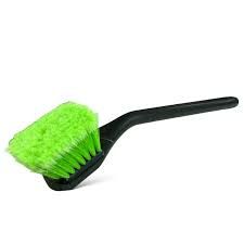 Golden State Long Curved Handle Green Brush