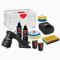 Rupes iBRID MINI Polisher kit BETA 1-HLR75 1-Charger  2-Battery Pack- Consumable