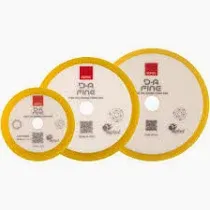 Rupes Yellow DA Fine Foam Pads 3"
