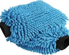 The Rag Company Chenille Wash Mitt 2 Pack Blue
