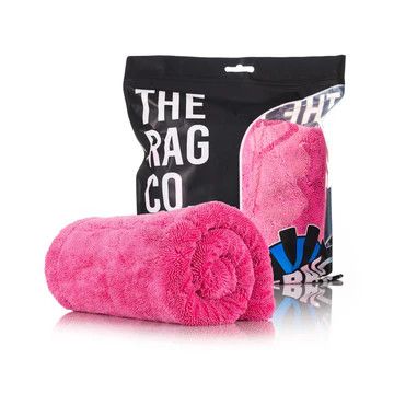 The Rag Company Liquid8r M22 Drying Towel-Pink 2200gsm