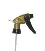 Hi Tech Trigger Sprayer Chemical &amp; Acid Resistant Blk/Gold