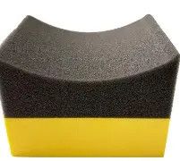 Golden State Yellow Concave Foam Tire Applicator