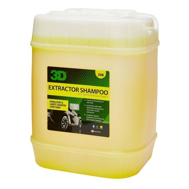 3D Carpet Extractor Shampoo 5 Gallon