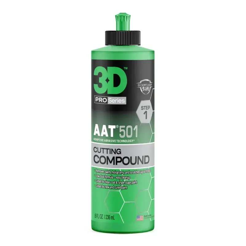 3D AAT 501 Rubbing Compound 8oz
