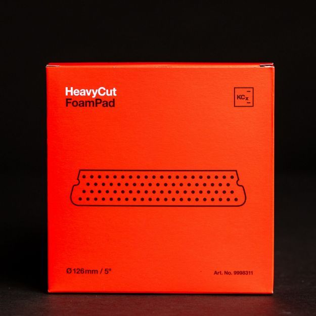 Koch Chemie Heavy Cut Foam Pad 5" Red V2