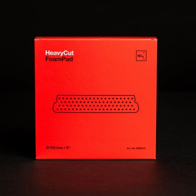 Koch Chemie Heavy Cut Foam Pad 6" Red V2