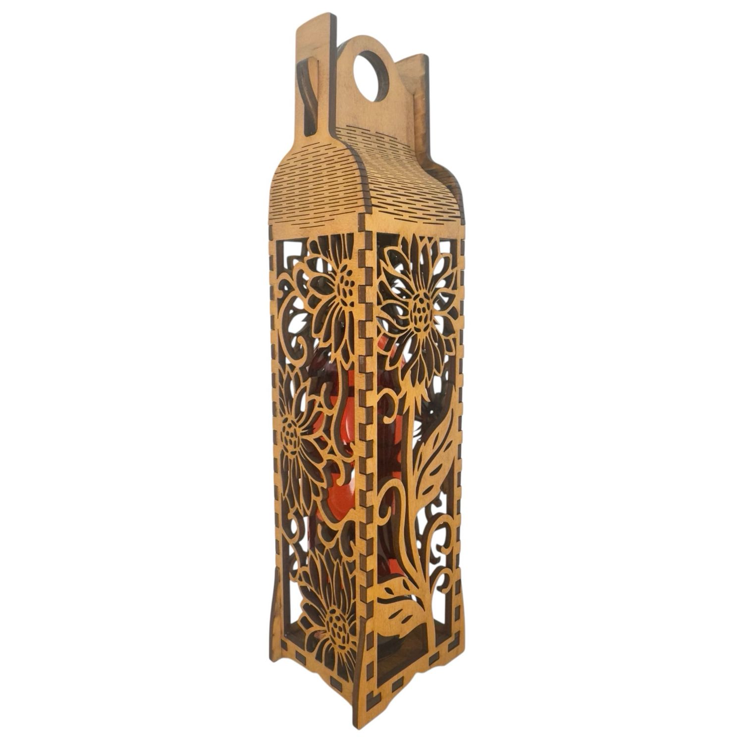 Wine Bottle Carrier Sunflowers