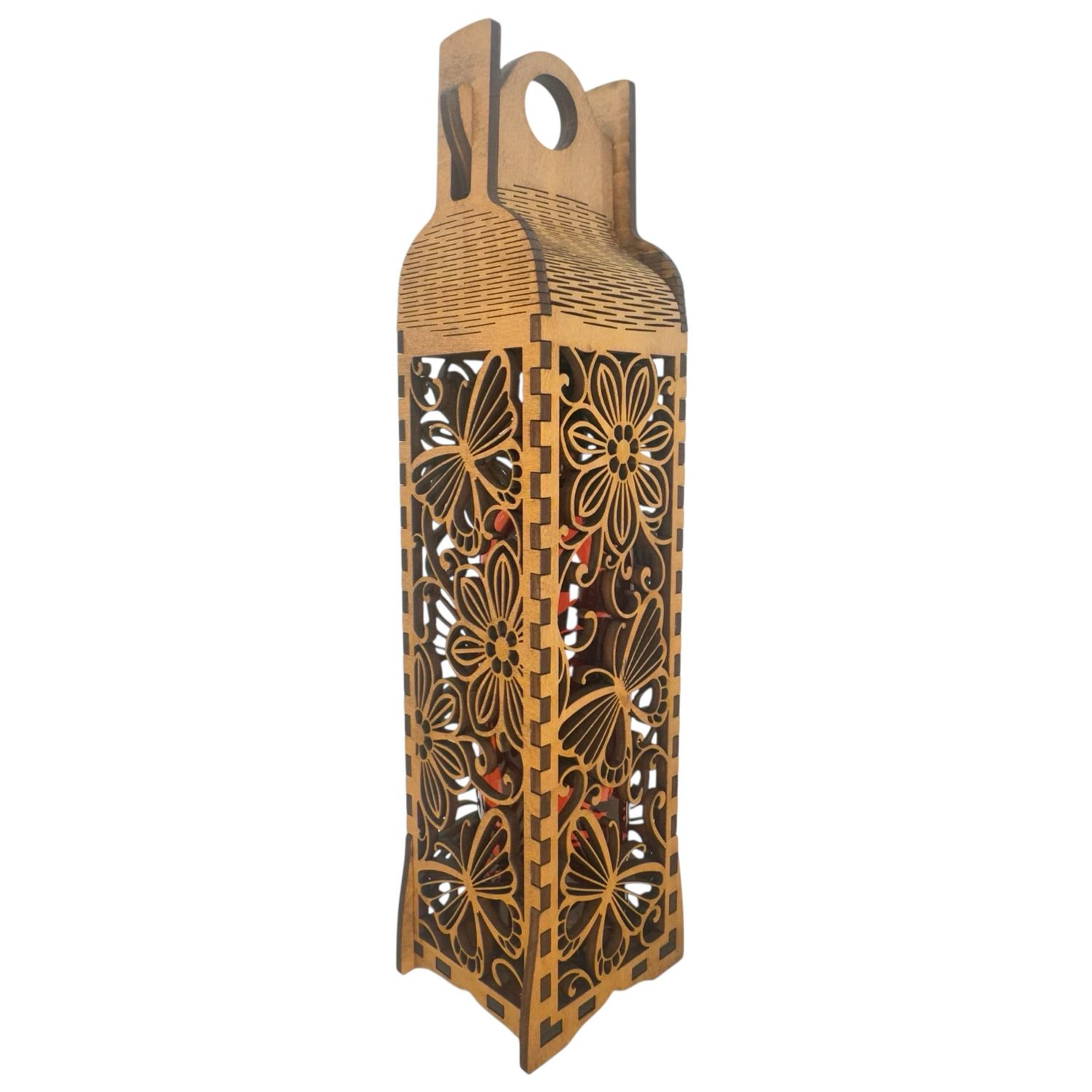 Wine Bottle Carrier Butterflies