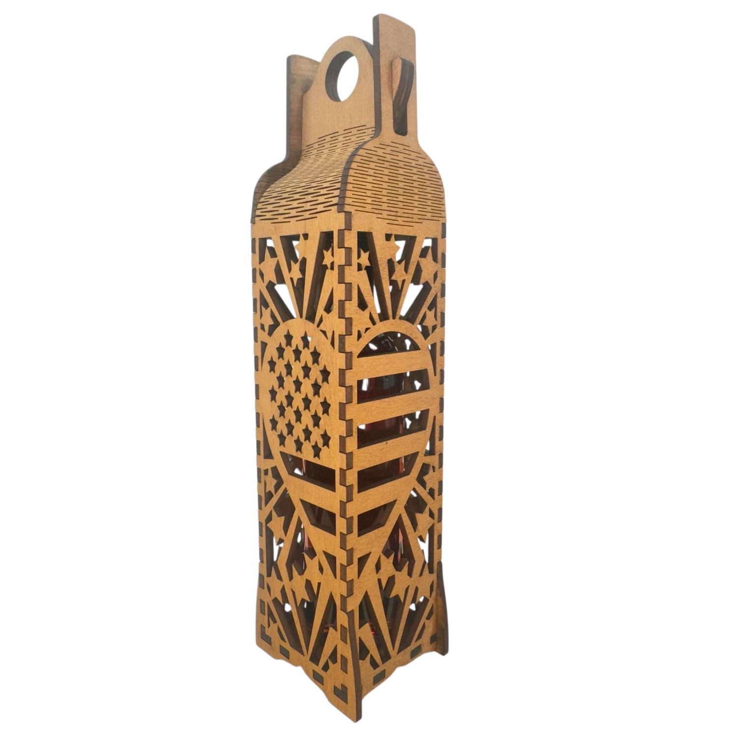 Wine Bottle Carrier Stars and Stripes
