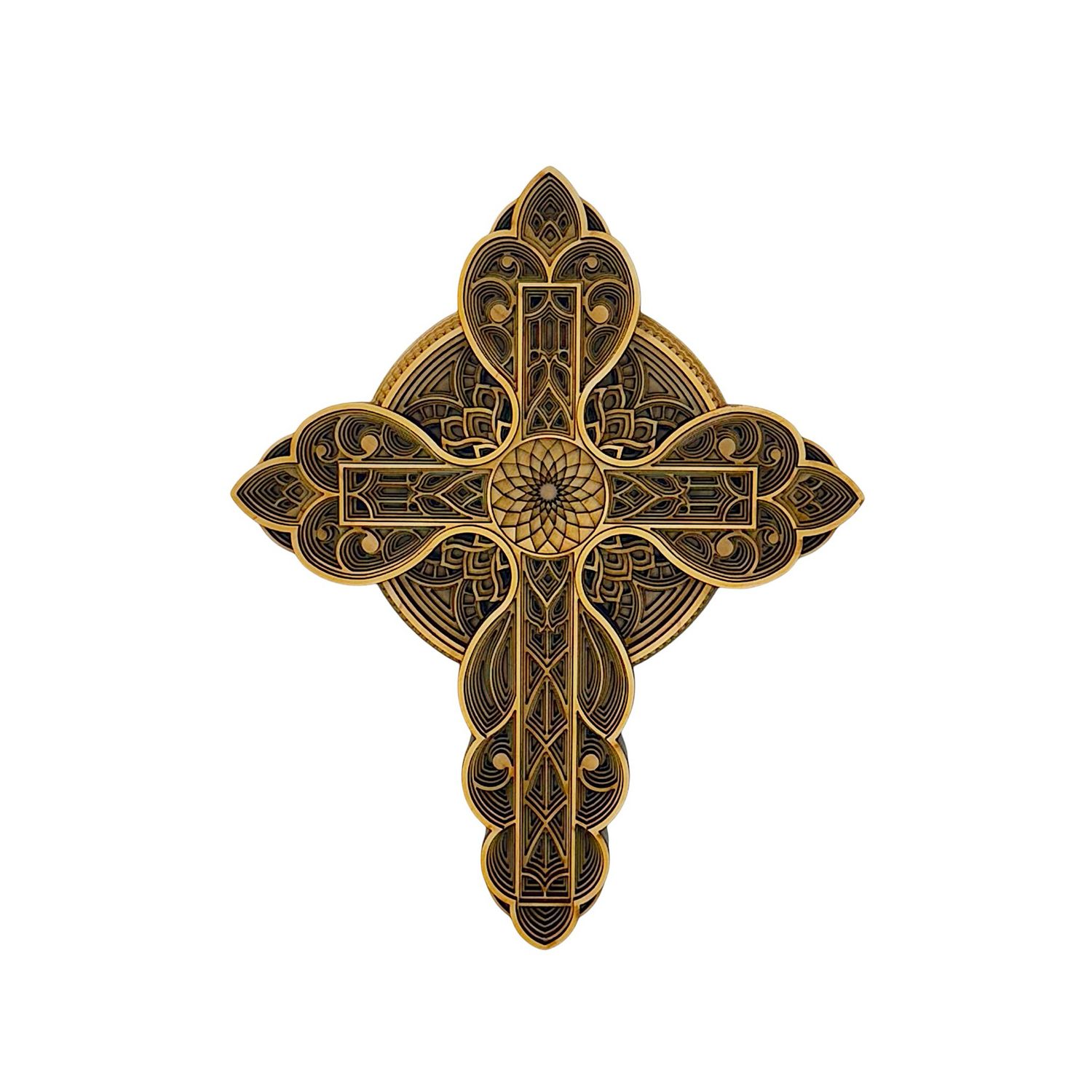 Layered Cross Design #4