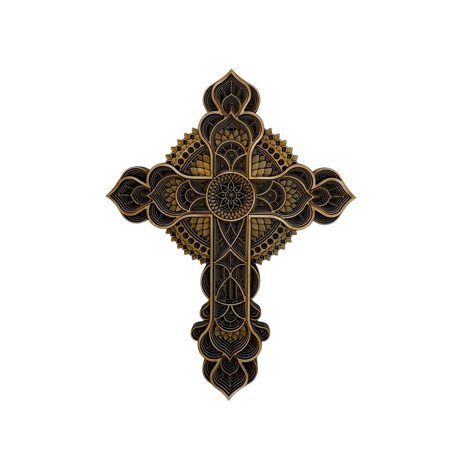 Layered Cross Design #6