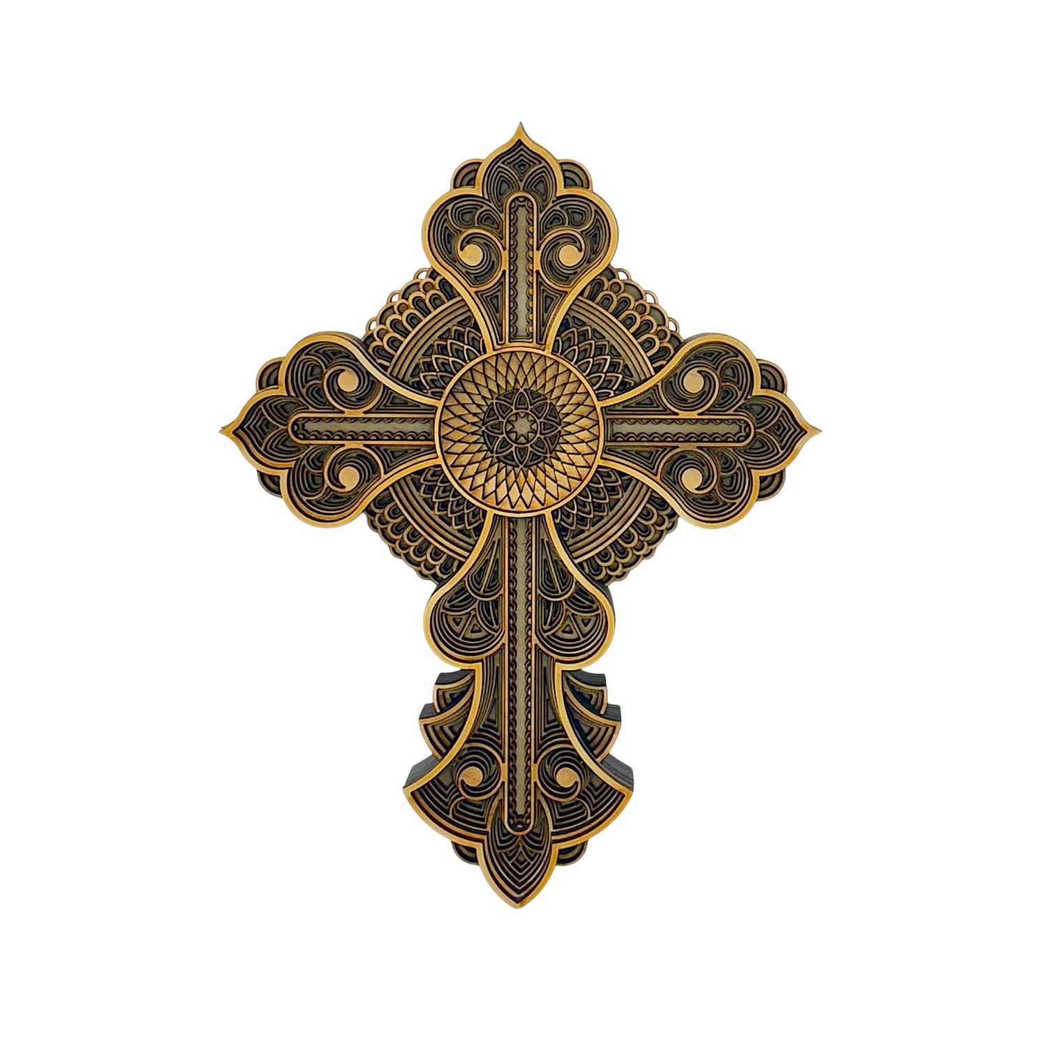 Layered Cross Design #8