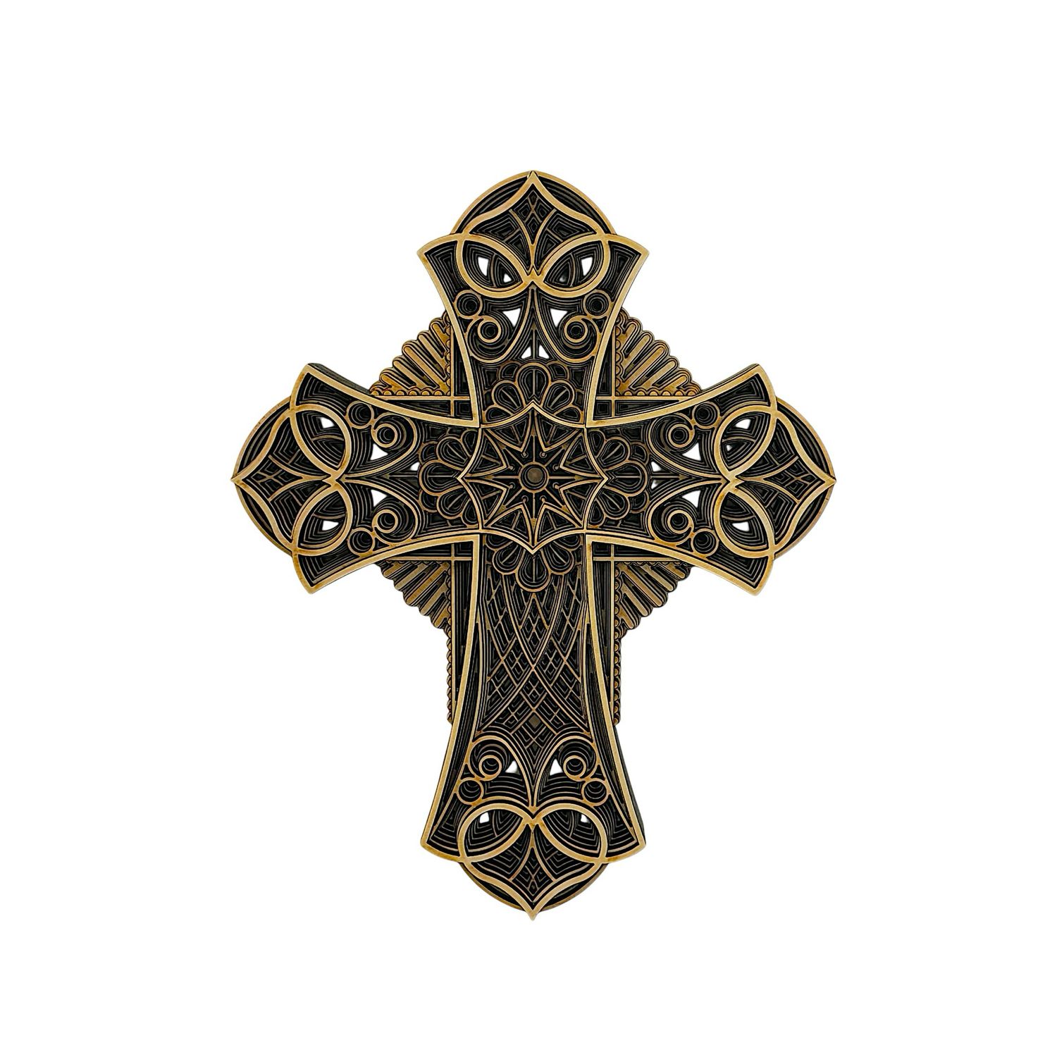 Layered Cross Design #10