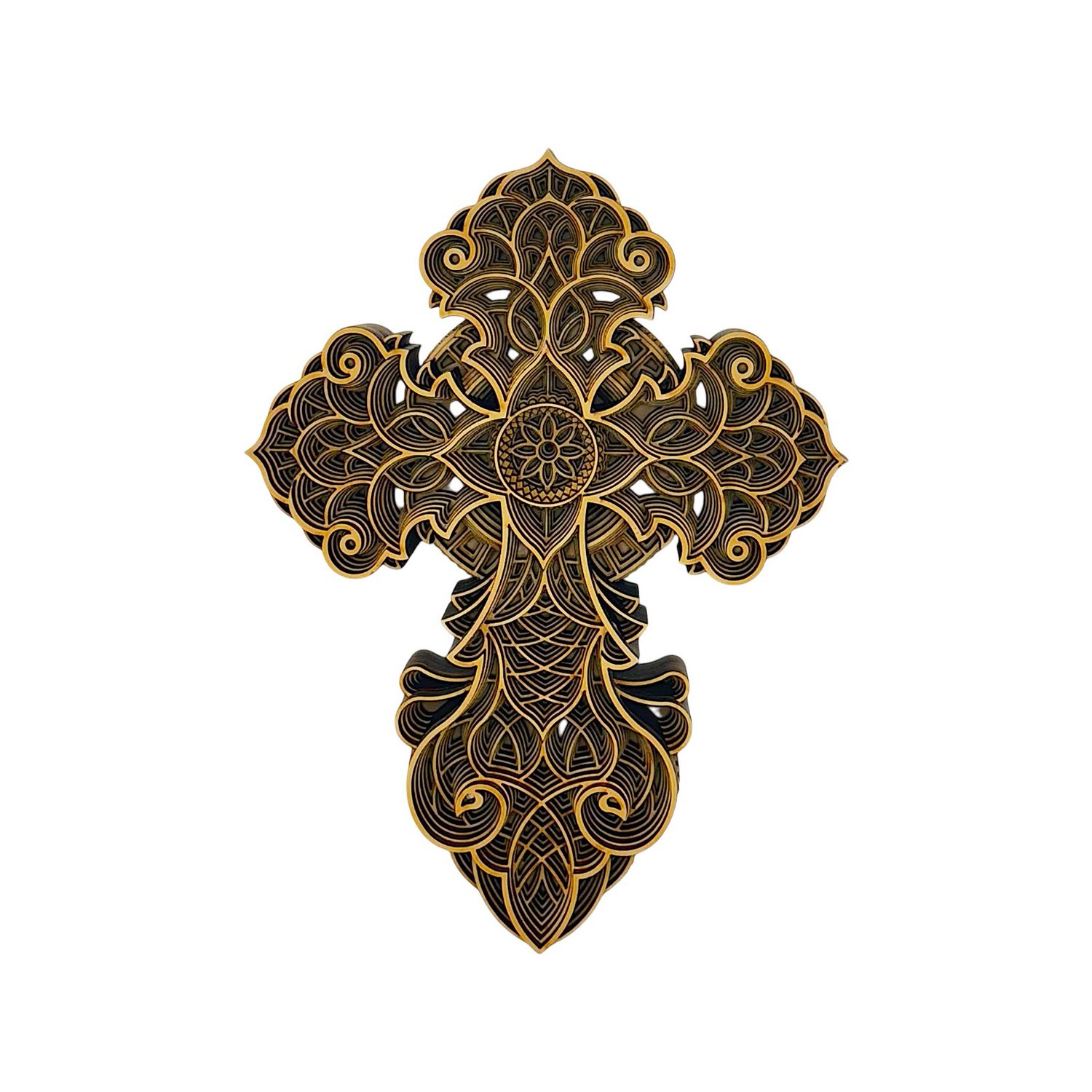 Layered Cross Design #9
