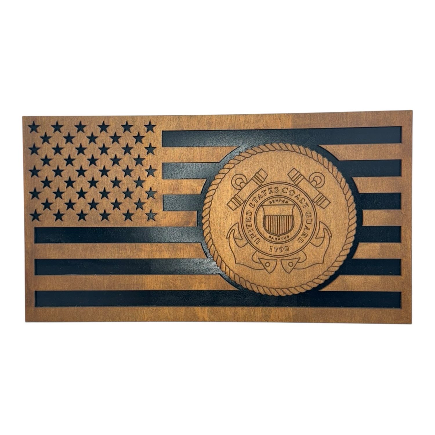 Layered Flag Coast Guard