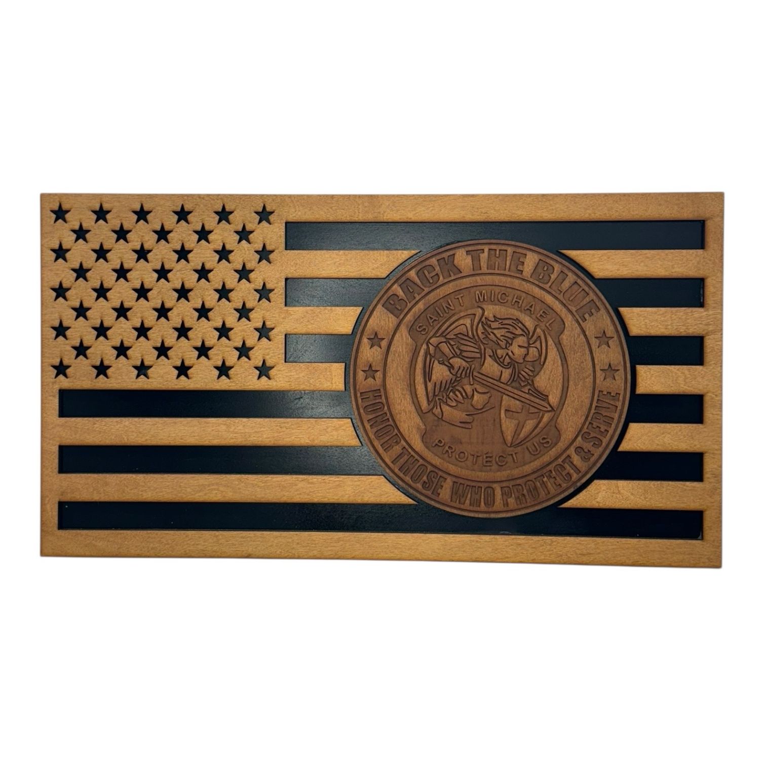 Layered Flag Back The Blue