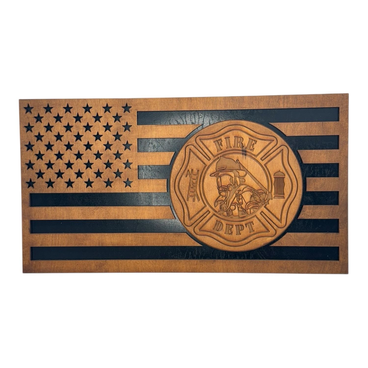 Layered Flag Fire Dept.
