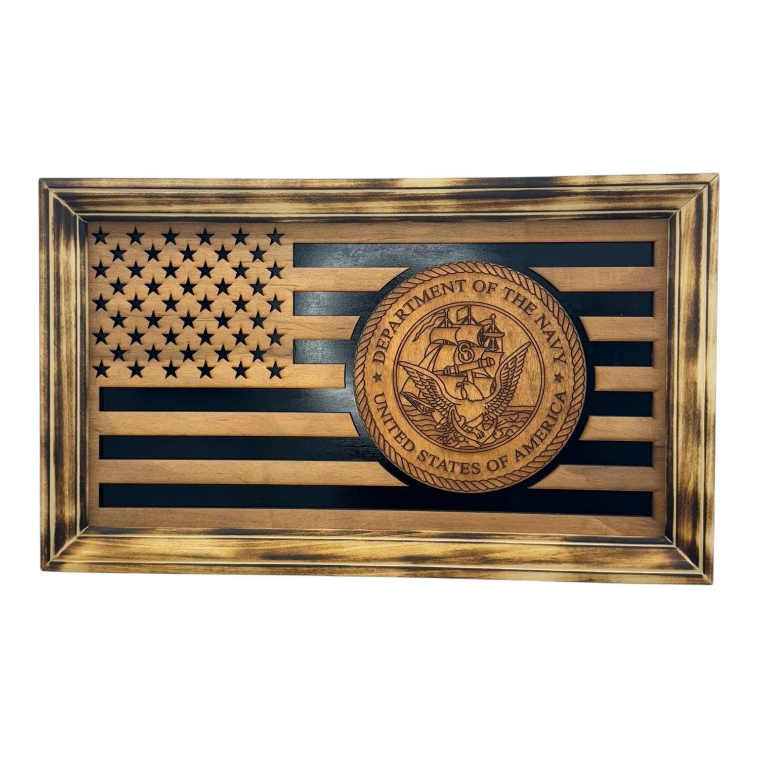Layered Flag Navy