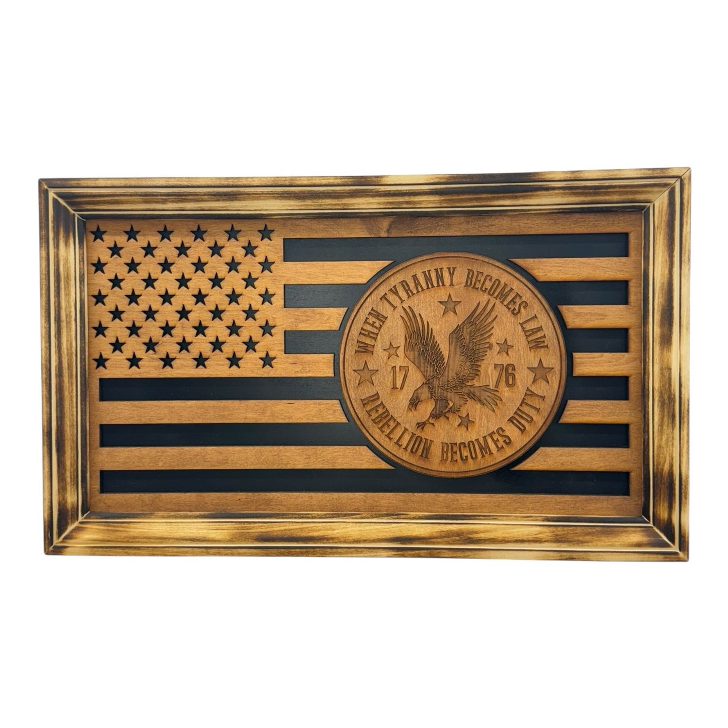 Layered Flag Tyranny Eagle