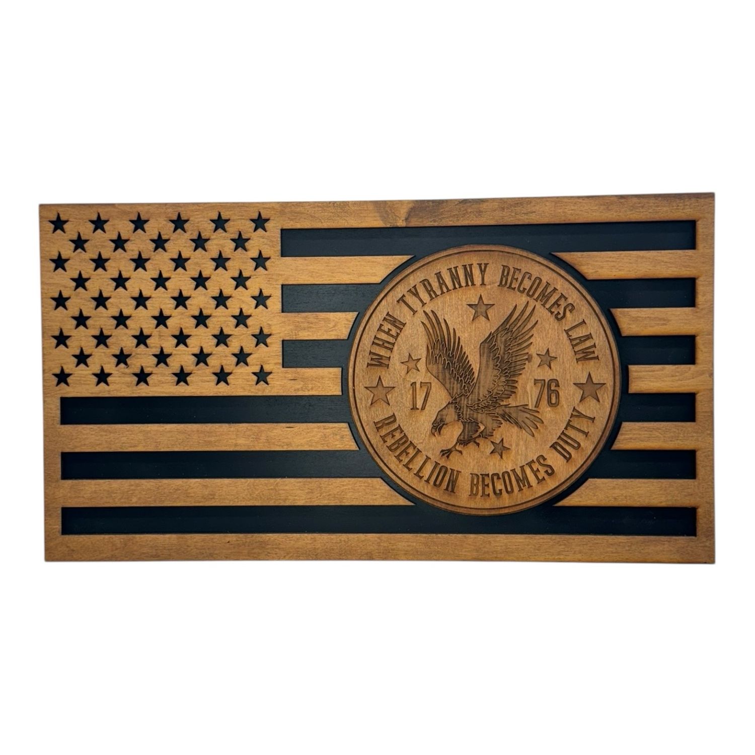 Layered Flag Tyranny Eagle