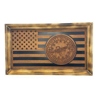 Layered Wood Flags